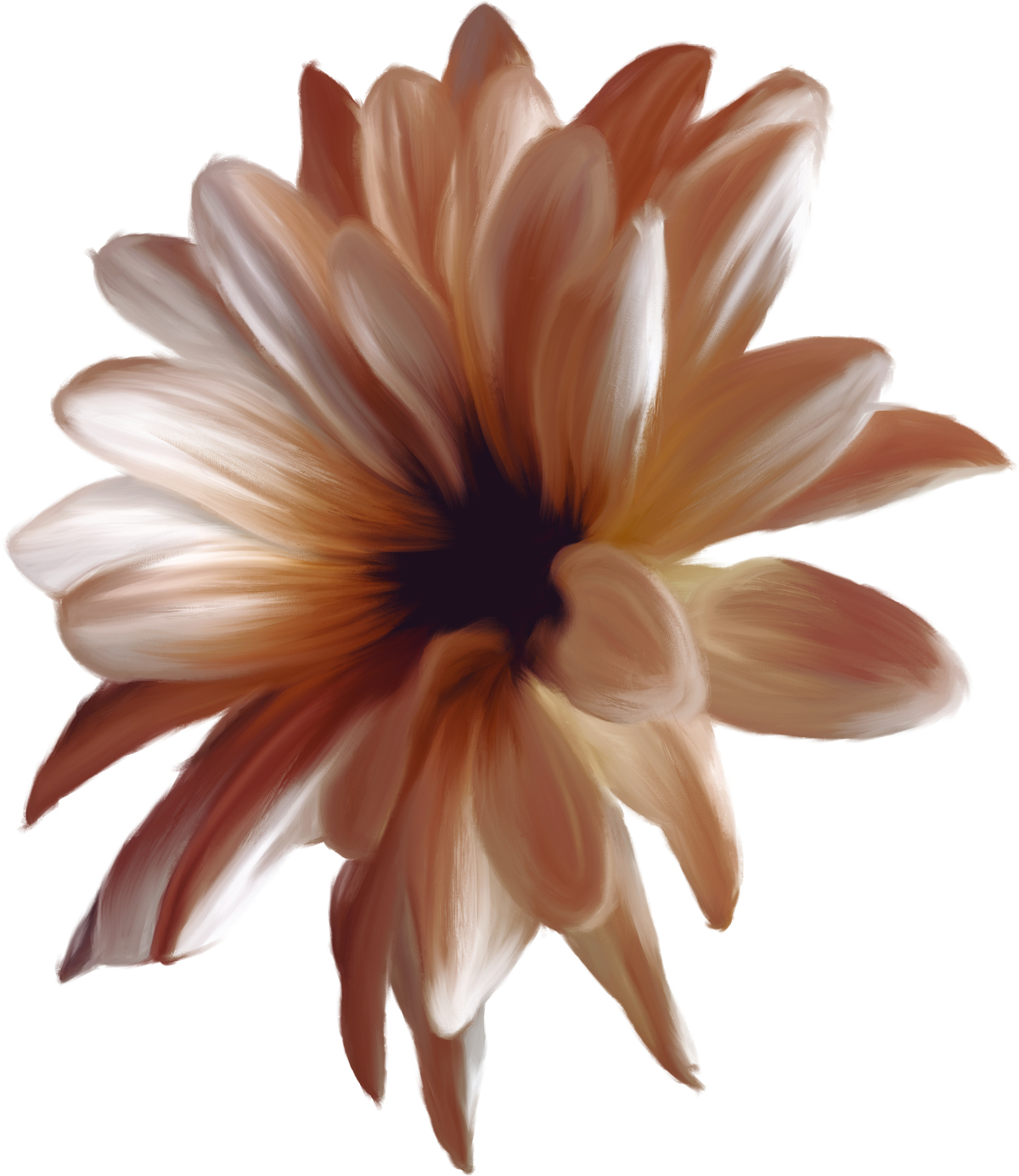 Bloom Immersive Experience Flower in white, pink, and red